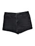 Noisy May Solid Black Denim Shorts Size L - photo 1