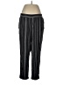 Jessica Simpson 100% Viscose Stripes Silver Casual Pants Size L - photo 1