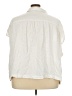 Torrid Ivory Short Sleeve Blouse Size 5X Plus (5) - photo 2