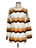 Full Circle Trends With Love 100% Acrylic Chevron-herringbone Ivory Pullover Sweater Size M - photo 1