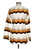 Full Circle Trends With Love 100% Acrylic Chevron-herringbone Ivory Pullover Sweater Size M - photo 2