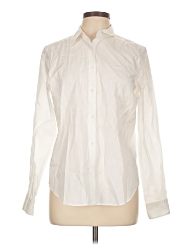 Lauren by Ralph Lauren Long Sleeve Button-Down Shirt (view 1)