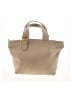 Coach 100% Leather Solid Tan Ivory Leather Tote One size - photo 1