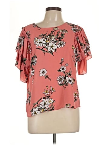 Lily White Short Sleeve Blouse (view 1)