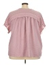 Unbranded 100% Polyester Pink Short Sleeve Blouse Size 4X - photo 2