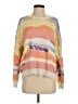 Fate 100% Cotton Tie-dye Yellow Pullover Sweater Size S - photo 1