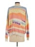 Fate 100% Cotton Tie-dye Yellow Pullover Sweater Size S - photo 2
