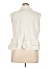 Cupio Ivory Sleeveless Button-Down Shirt Size XL - photo 2