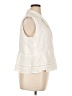 Cupio Ivory Sleeveless Button-Down Shirt Size XL - photo 4