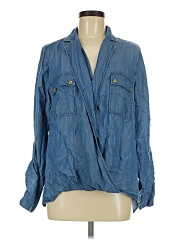 MICHAEL Michael Kors Long Sleeve Button-Down Shirt (view 1)