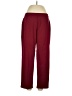 Susan Graver Solid Burgundy Casual Pants Size M (petite) - photo 1