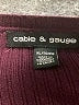 Cable & Gauge Burgundy Pullover Sweater Size XL - photo 7