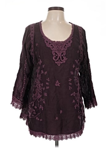 Johnny Was 3/4 Sleeve Blouse (view 1)