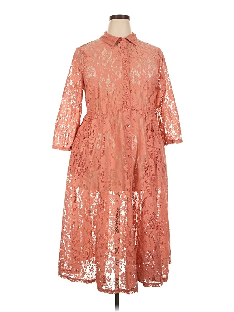 Pre-owned Torrid Kimono In Orange