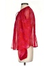 MNG Red Long Sleeve Blouse Size 2 - photo 5