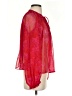 MNG Red Long Sleeve Blouse Size 2 - photo 4