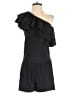 Karina Grimaldi Solid Black Romper Size S - photo 1