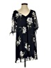 Soprano 100% Polyester Black Kimono Size XS - photo 1