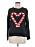 Secret Treasures Hearts Gray Pullover Sweater Size M - photo 1