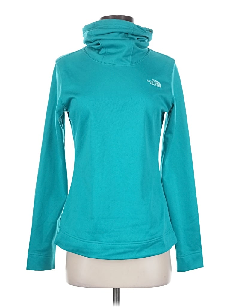 Pre-owned The North Face Pullover Hoodie In Teal