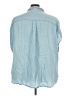 Torrid 100% Tencel Blue Sleeveless Button-Down Shirt Size 5X Plus (5) - photo 2