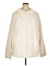 Old Navy 100% Polyester Solid Ivory Faux Fur Jacket Size XL (tall) - photo 1