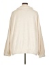 Old Navy 100% Polyester Solid Ivory Faux Fur Jacket Size XL (tall) - photo 2