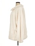Old Navy 100% Polyester Solid Ivory Faux Fur Jacket Size XL (tall) - photo 5