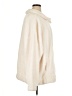 Old Navy 100% Polyester Solid Ivory Faux Fur Jacket Size XL (tall) - photo 4