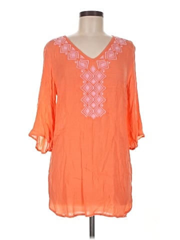 Lilly Pulitzer For Target 3/4 Sleeve Blouse (view 1)