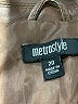 Metrostyle 100% Leather Solid Brown Leather Jacket Size 20 - photo 6