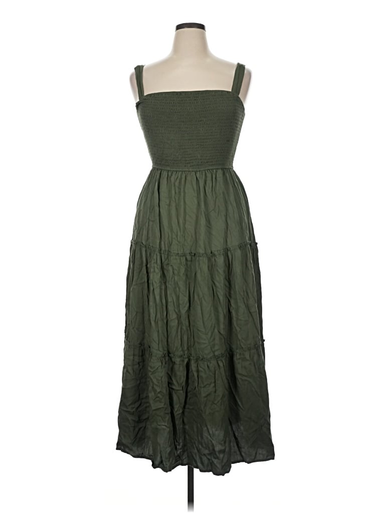 Pre-owned Assorted Brands Casual Dress In Green
