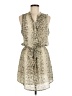 Eight Sixty 100% Polyester Tan Cocktail Dress Size M - photo 1