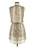 Eight Sixty 100% Polyester Tan Cocktail Dress Size M - photo 2