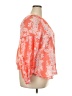 Per Una 100% Cotton Orange 3/4 Sleeve Blouse Size 18 - photo 4
