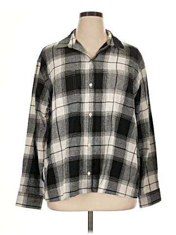 Old Navy 3/4 Sleeve Button-Down Shirt (view 1)