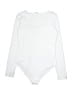 MANGOPOP Collection Solid White Bodysuit Size M - photo 2