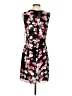 DKNYC 100% Polyester Floral Black Cocktail Dress Size 4 - photo 2