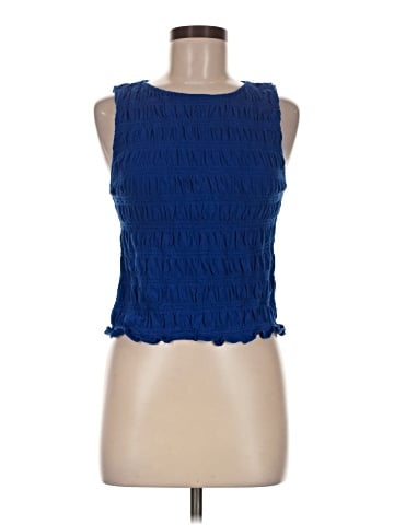 Madewell Smocked Boatneck Tank (view 1)