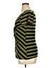 Verve Ami 100% Polyester Stripes Green Short Sleeve Top Size XL - photo 5