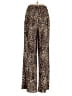 Topshop 100% Polyester Animal Print Gold Casual Pants Size 0 - 2 - photo 2