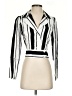 Bebe 100% Viscose Stripes Ivory Long Sleeve Blouse Size XXS - photo 1