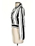 Bebe 100% Viscose Stripes Ivory Long Sleeve Blouse Size XXS - photo 5
