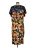 St. John Print Orange Casual Dress Size M (estimated) - photo 2