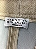 Brunello Cucinelli Chevron-herringbone Ivory Gold Casual Pants Size 6 - photo 7