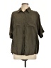 OAT 100% Lyocell Green 3/4 Sleeve Button-Down Shirt Size L - photo 1