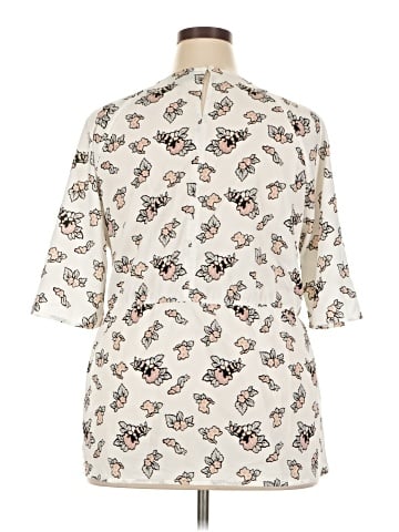 Lane Bryant Outlet Short Sleeve Blouse (view 2)