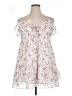 No Boundaries 100% Polyester Floral White Casual Dress Size 16 - photo 1