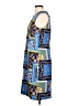 J. McLaughlin Graphic Blue Cocktail Dress Size 12 - photo 5