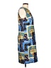 J. McLaughlin Graphic Blue Cocktail Dress Size 12 - photo 4